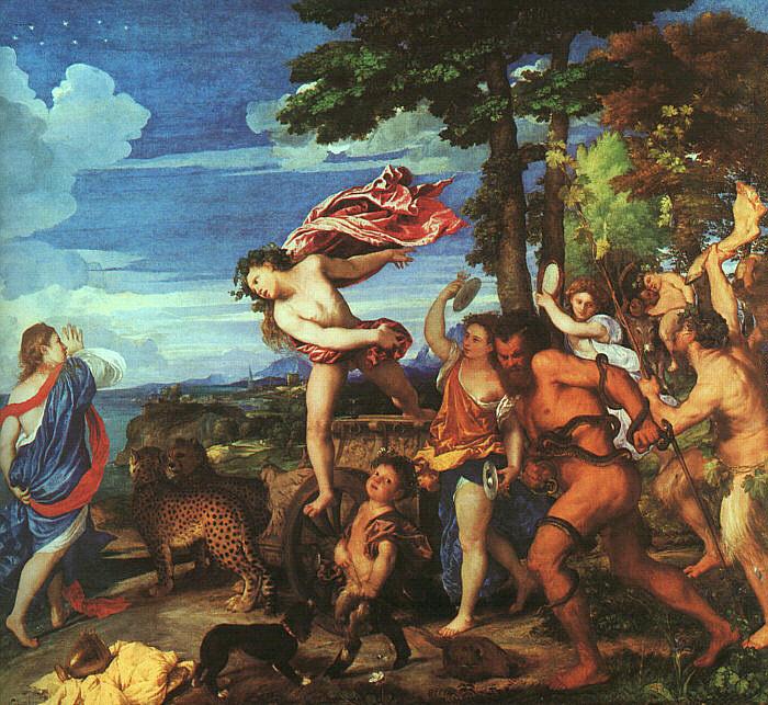  Titian Bacchus and Ariadne France oil painting art